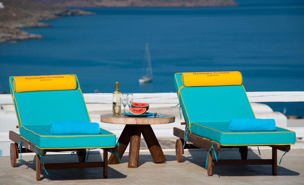 Myconian Princess Luxury Villas Kalafatis Esterno foto